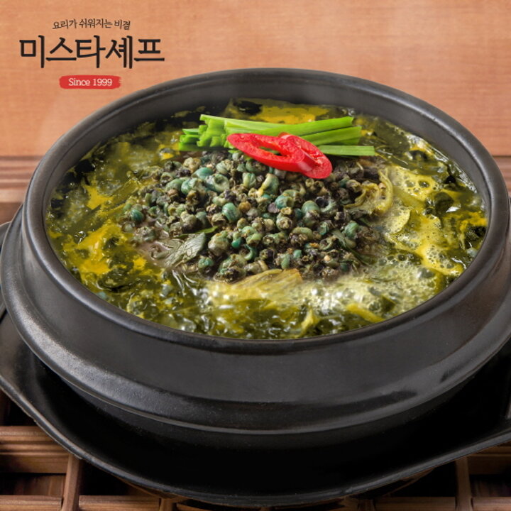 미스타셰프 아욱다슬기해장국 500g 4팩