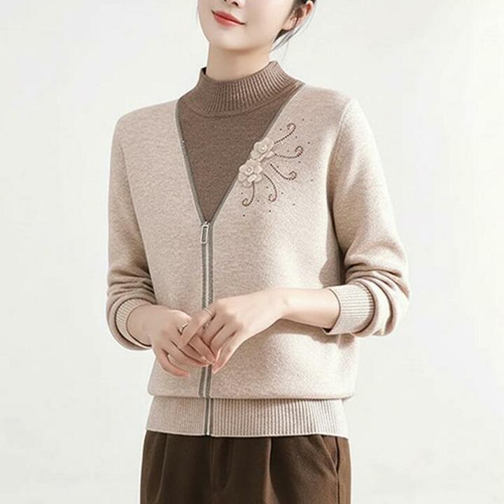[루미루나]기모피카코사지이너일체형니트(색상선택)