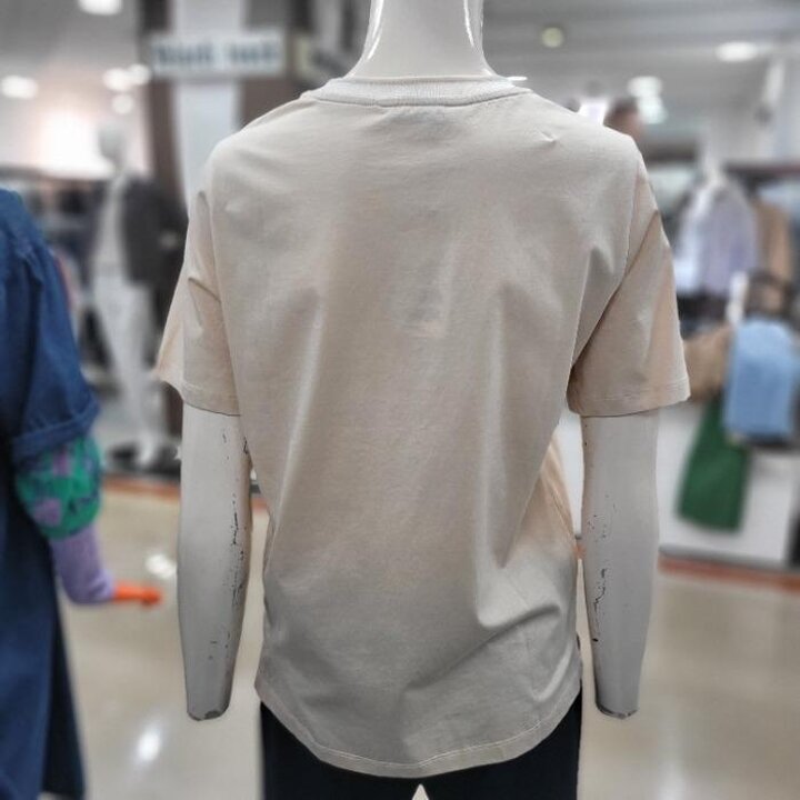 크로커다일레이디DP01면실켓가슴포인트티면실켓가슴포인트티셔츠CLEMTS110