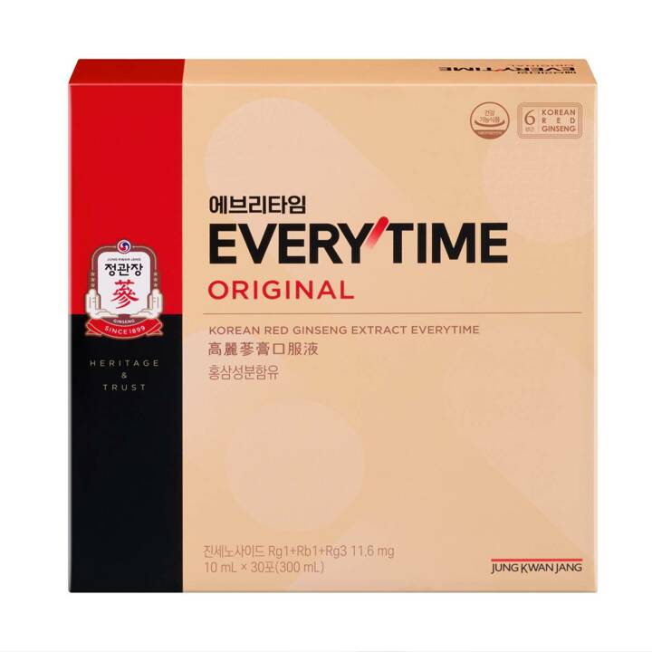 [정관장 본사직영] 에브리타임 오리지널(10ml*30포) x 3세트+쇼핑백