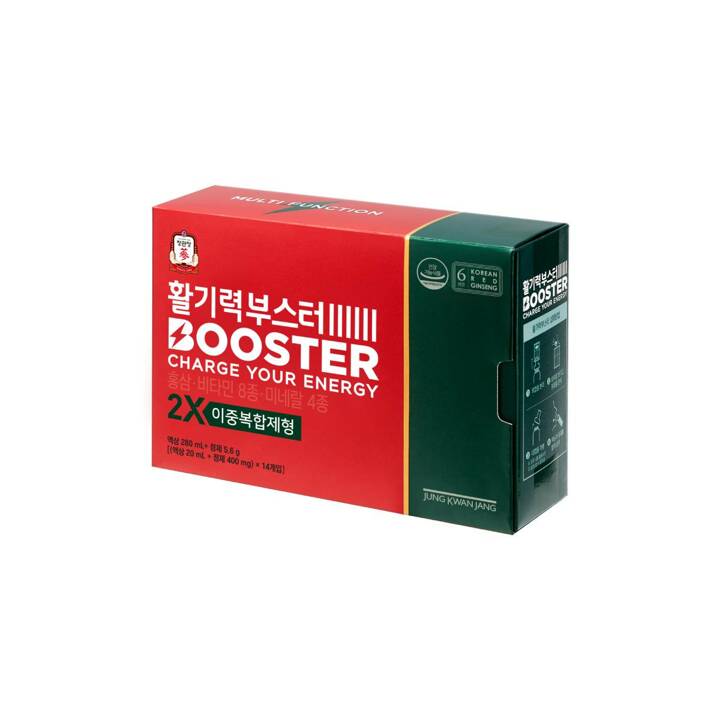 [정관장 본사직영] 활기력 부스터(액상 20ml+정제 400mg)*14병 x 2박스+쇼핑백