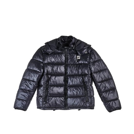 [해외배송] 25FW 칼라거펠트 패딩 505022 524590 990 Black NERO