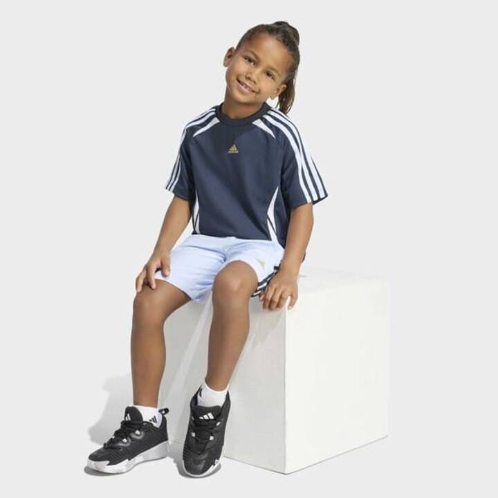 (신세계센텀점)[adidas kids] (A100 A130) TEAMGEIST LOOSE 쇼츠 티 세트(KD5785)