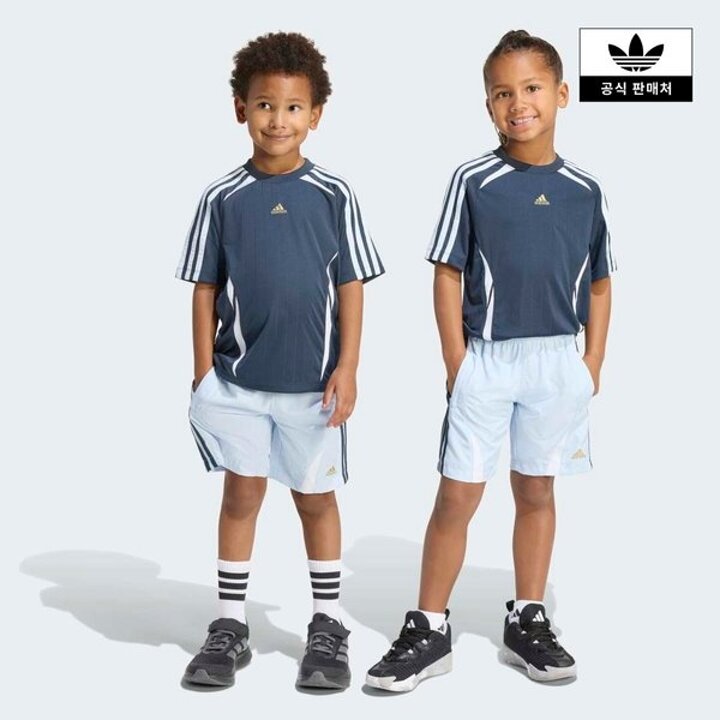 (신세계센텀점)[adidas kids] (A100 A130) TEAMGEIST LOOSE 쇼츠 티 세트(KD5785)