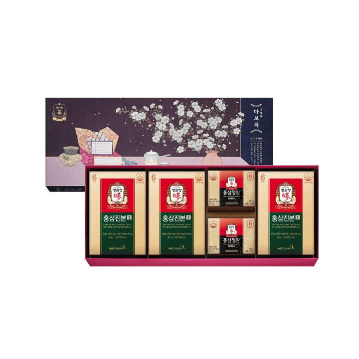 [정관장] 다보록 감사 휘편 (홍삼진본 40ml*5포*3개)+(홍삼정환 5환*12포*2개)x2박스