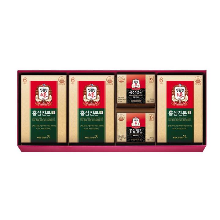 [정관장] 다보록 감사 휘편 (홍삼진본 40ml*5포*3개)+(홍삼정환 5환*12포*2개)x2박스