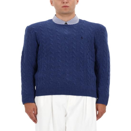 [해외배송] 25FW 폴로 랄프로렌 스웨터 710876762 017RUSTICNAVYHEATHER BL