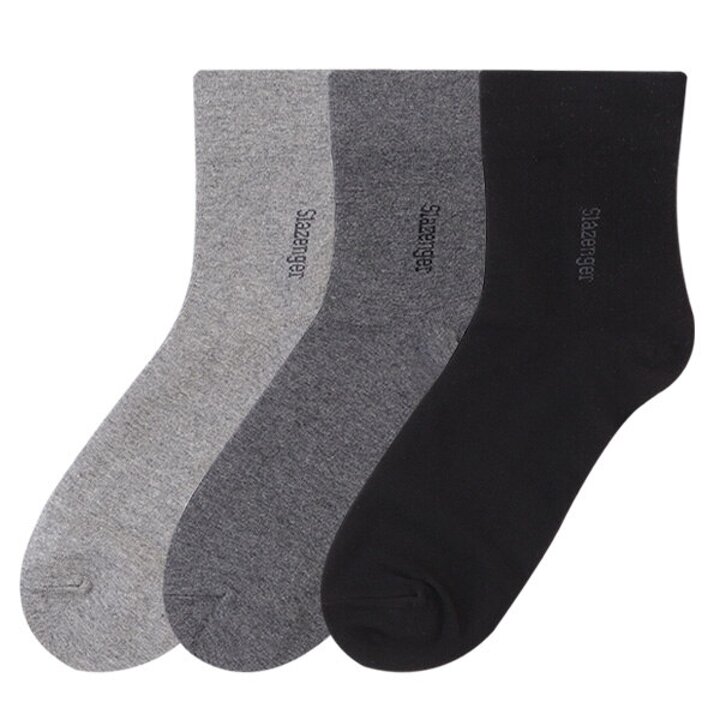 [보슈아]Sw 국내산 남성 발목조임없는 무압박양말3족 미니양말 단목