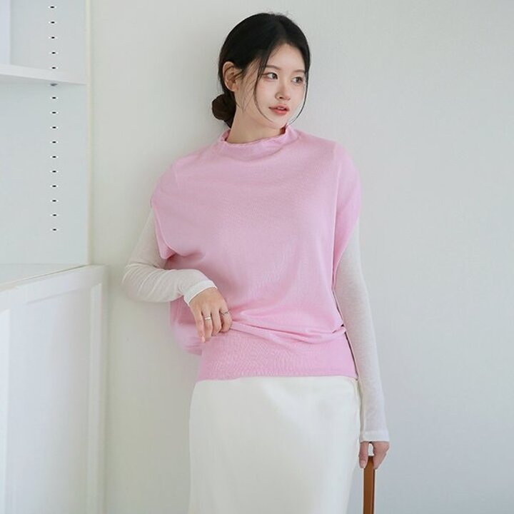 [최초가 109,000원][르포엠]이태리 울100 모크넥 멀티 베스트