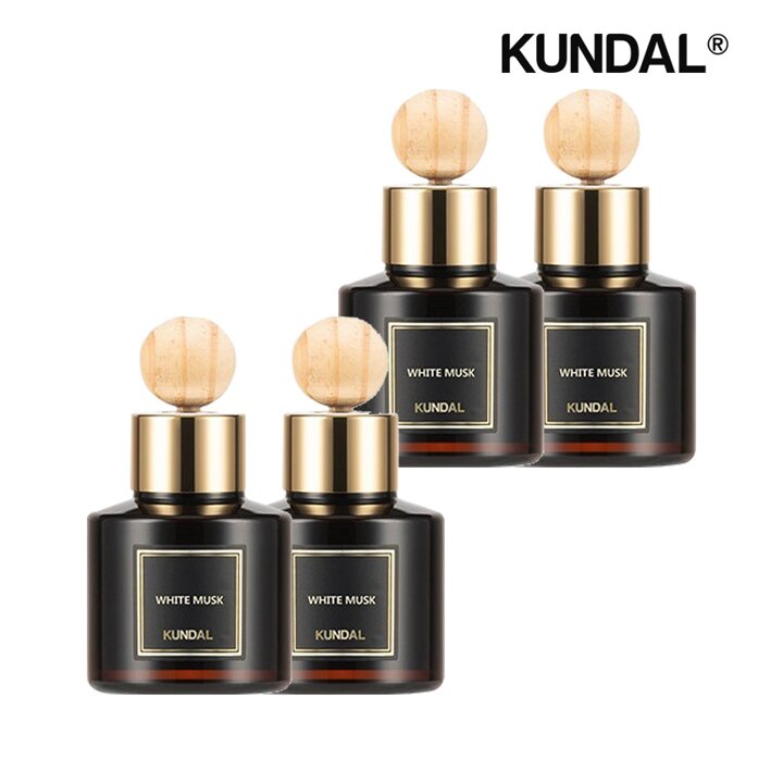 쿤달 퍼퓸 차량용 디퓨저 화이트머스크 75ml x4개