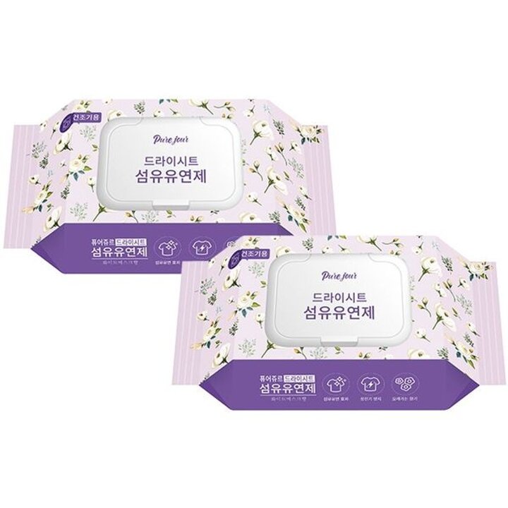 정전기방지 섬유유연 건조기시트 30매x2팩 화이트머스크[34834170]