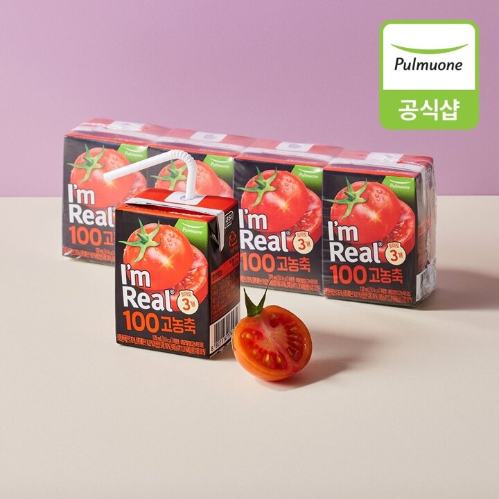 [[풀무원]] 아임리얼 100 고농축 토마토 (120mlx4개)