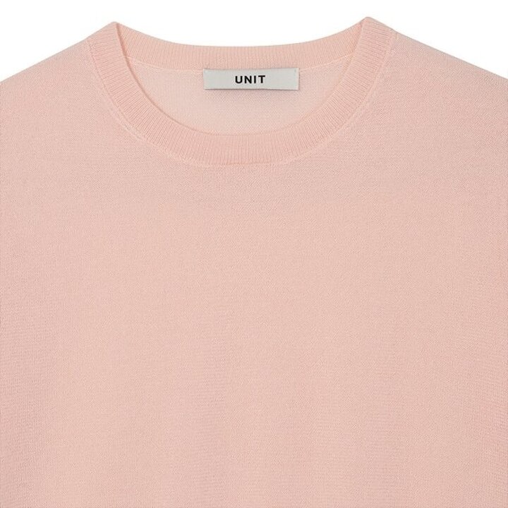 (신세계센텀점)린넨 블렌디드 크루넥 풀오버 (UFKKCN211N-L/PINK)