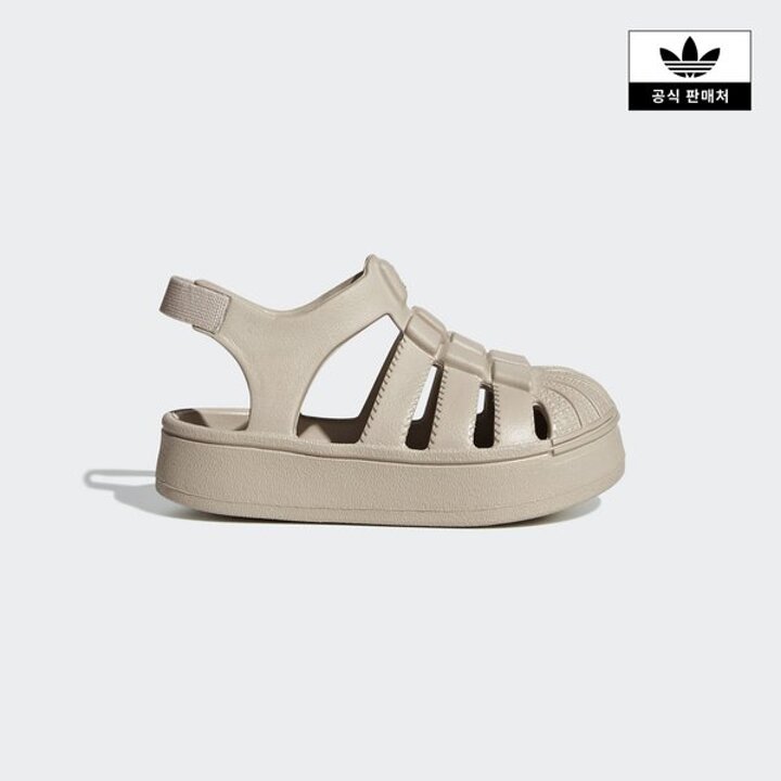 (신세계타임스퀘어점패션관)[adidas kids] (130 160) 슈퍼스타 샌들 (JI2804)
