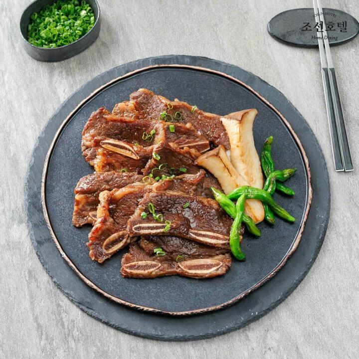 (더블 구성)조선호텔 양념 LA갈비 400g X 8팩 / 2세트