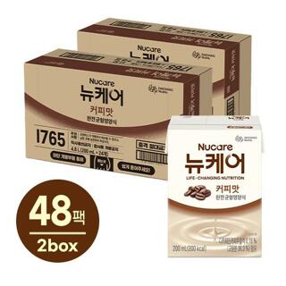 [대상웰라이프] 뉴케어 커피맛 (200mlx24팩), 2박스