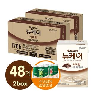 [대상웰라이프] 뉴케어 커피맛 (200mlx24팩), 2박스