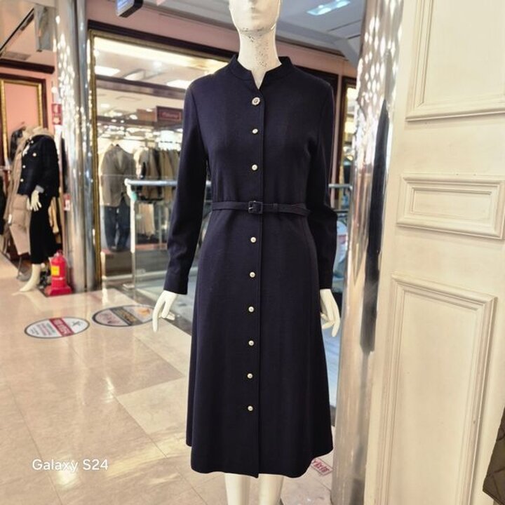 [하프클럽/BCBG] 비씨비지 겨울25 울저지 원피스  B5DAO630