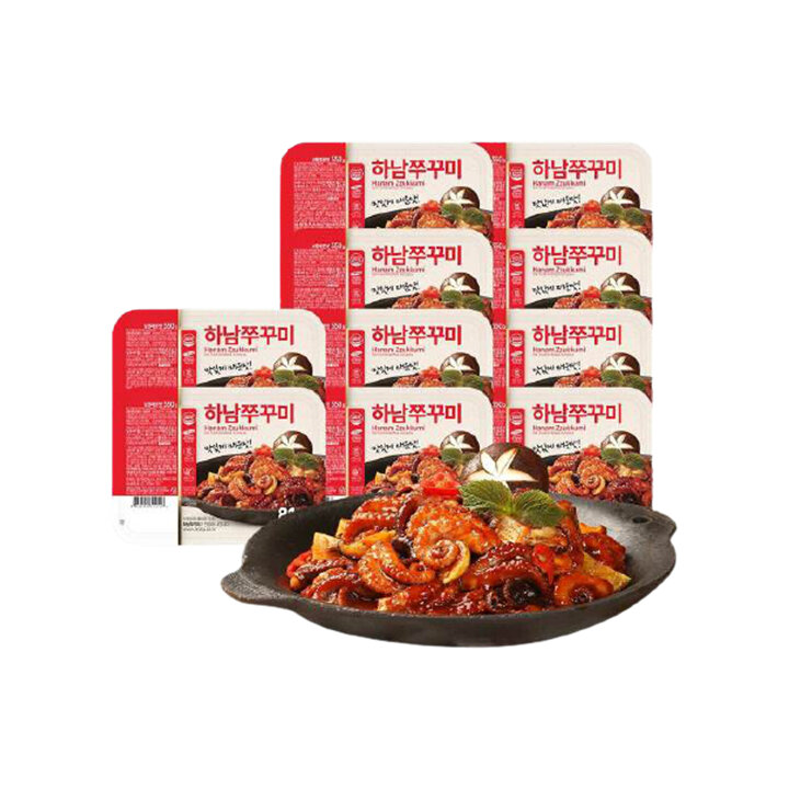 (m)하남 쭈꾸미 350g x 10팩 (보통 매운맛)