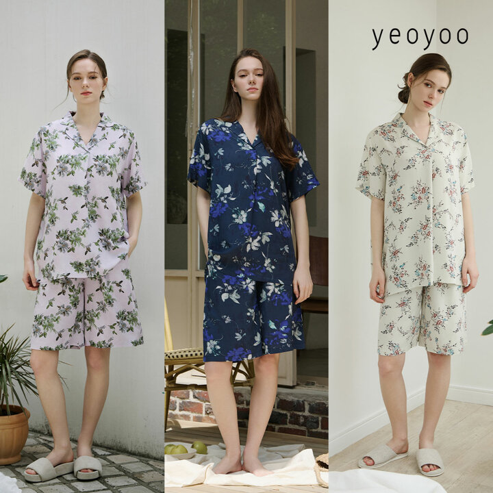 여유(yeoyoo) 인견 파자마 3세트(6종)