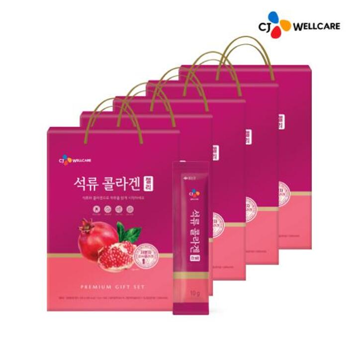 [CJ공식] 한뿌리 석류콜라겐 24포 5박스