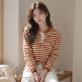 [귈림] 스트라이프 라운드 니트 가디건(G6FCD017P)