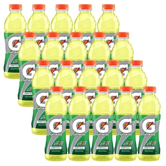 (주)셀러허브 게토레이 레몬 이무 600ml 20입 이온음료 이프로