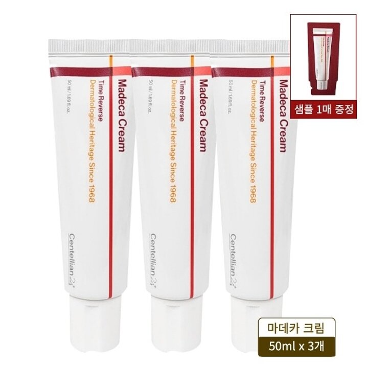동국제약 센텔리안24 마데카크림 시즌7 타임리버스 50ml 3개 체험분1매16244396587817