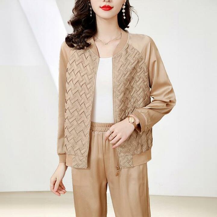 [루미루나]새틴글로시블루종점퍼(색상선택)