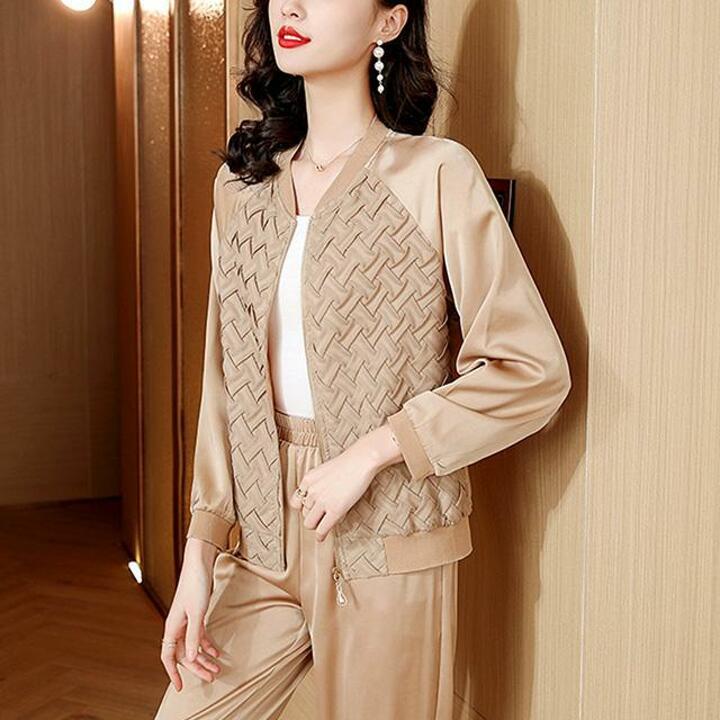[루미루나]새틴글로시블루종점퍼(색상선택)
