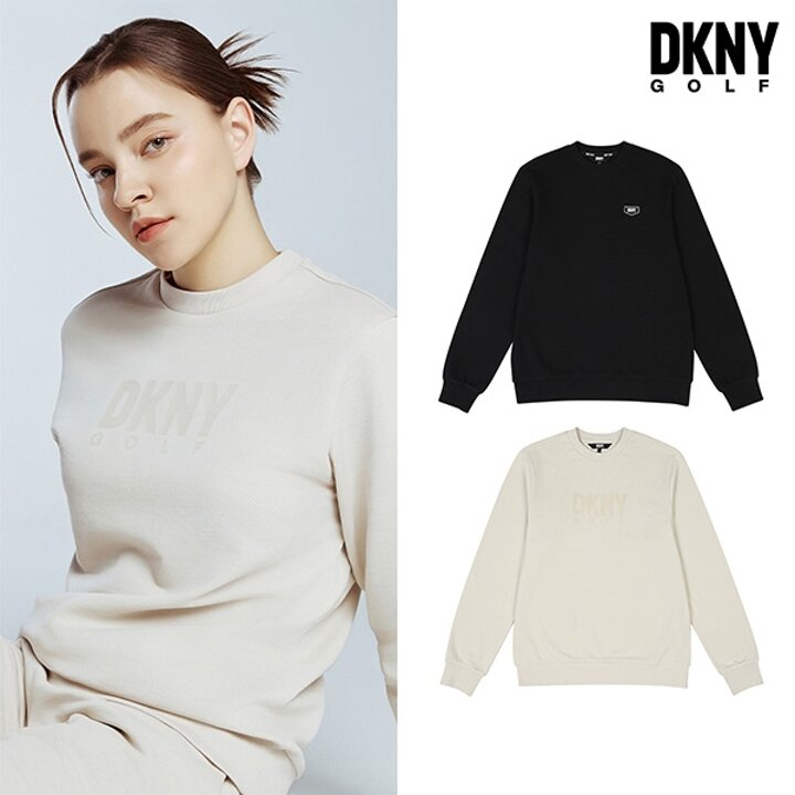 [DKNY GOLF] 여성 코튼 맨투맨 2컬러 택1