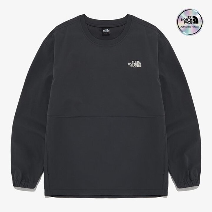 [노스페이스 공식] NM5MQ51A 남성 엑시스 크루넥 DARK GRAY