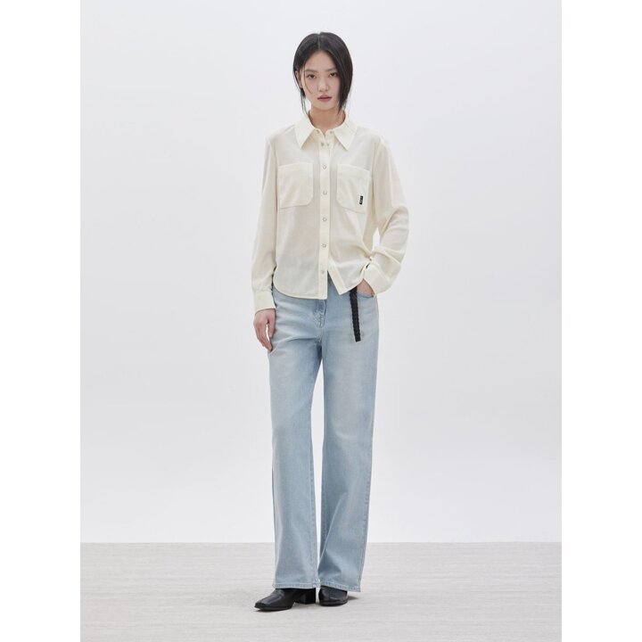 (대전신세계)[주크] 세미 와이드 데님 팬츠 Z261PSA401