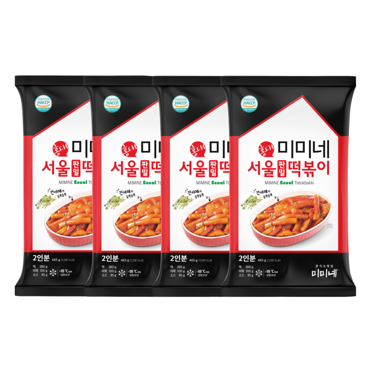 [신제품] 미미네 서울판밀떡볶이 4봉