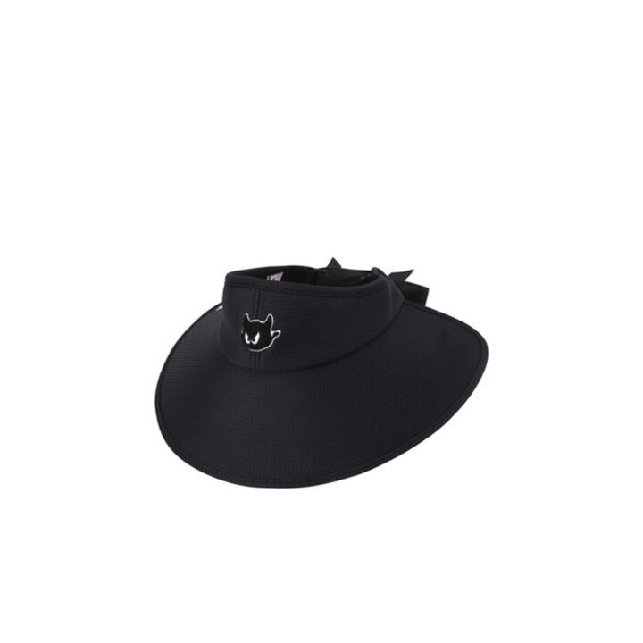 (신세계타임스퀘어점패션관)왁[WAAC]골프 (WGRCX26112BKX)여성 Ribbon Wide Visor 모자