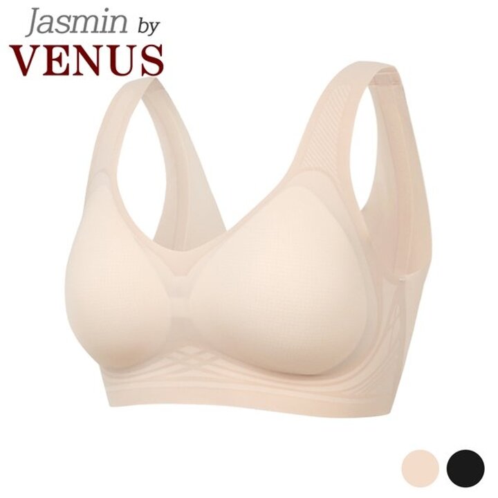 비너스 쿨터치 런닝형 풀컵 퓨징 노와이어 심리스 브라 JBR035