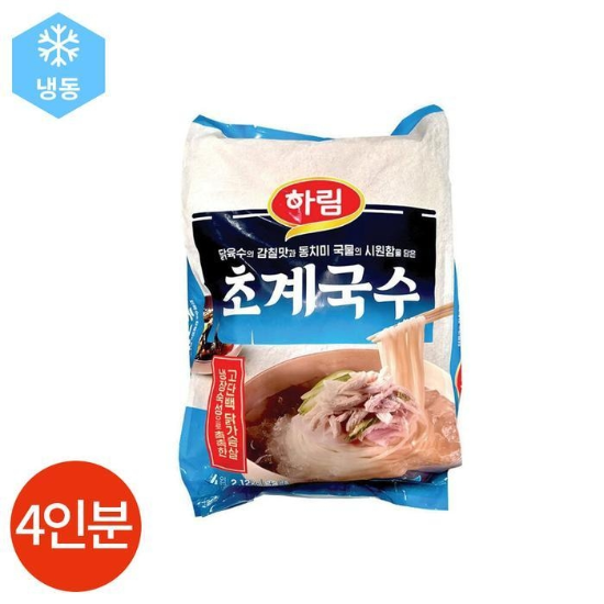 (주)셀러허브 51434570-하림 초계국수 530g x 4개