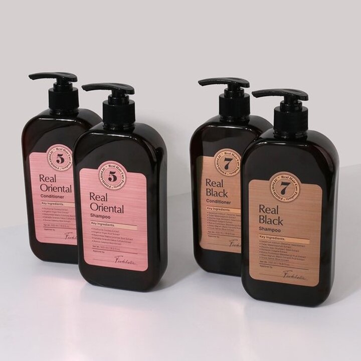 푸드어홀릭 리얼 블랙7.오리엔탈5 샴푸.컨디셔너 500ml 택1 /약산성.케라틴