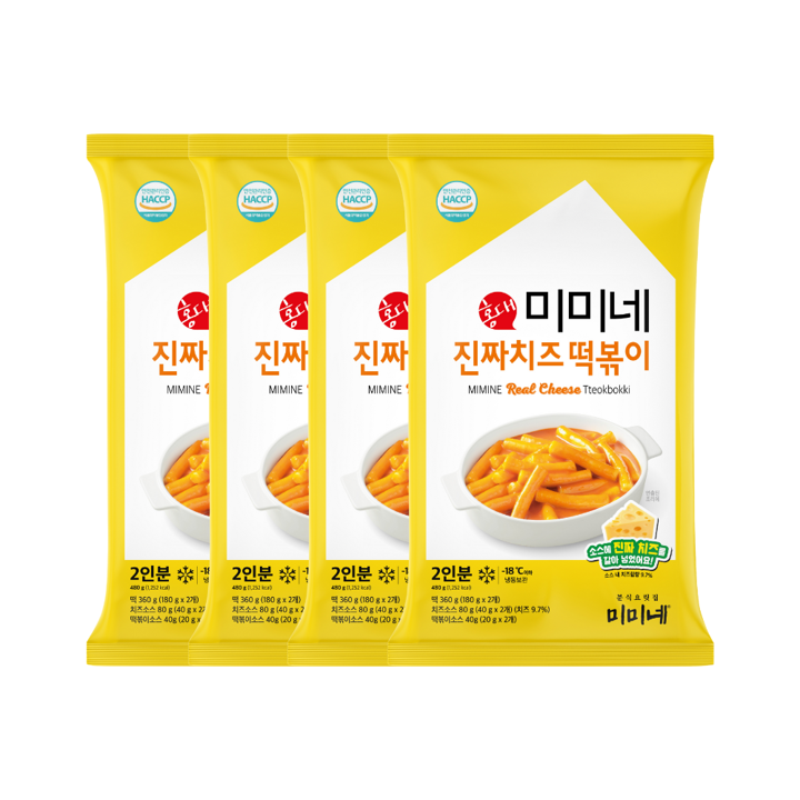 미미네 진짜치즈 떡볶이 4봉