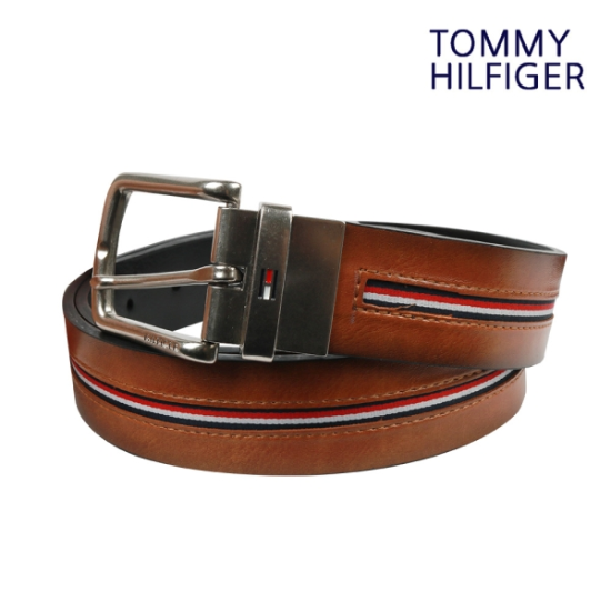 타미힐피거 남성 양면 벨트 탄/블랙11TL02X212-093 