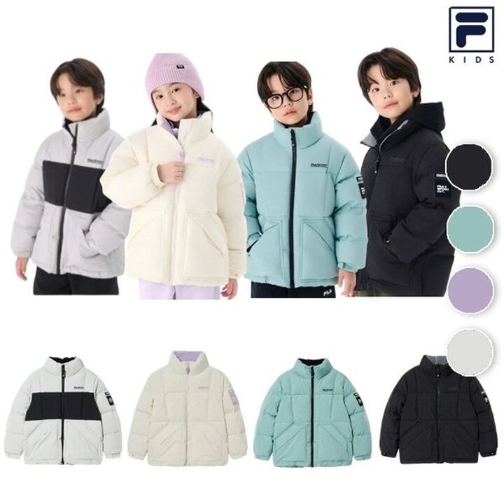 (신세계천안아산점)따뜻한 한겨울 로고 포인트 반넥 다운 4종 택1 (FK2DJG4204X)