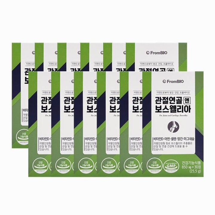 [프롬바이오]관절연골엔보스웰리아850mgx30정(12개)