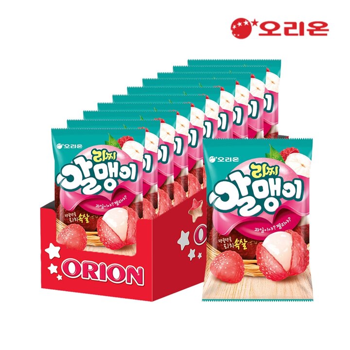 오리온 리찌알맹이(67g) x 10개