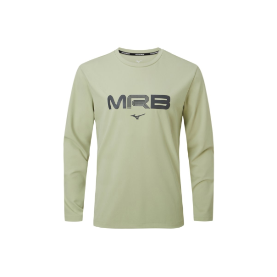미즈노 공용 런닝 그래픽 티셔츠 32YA450039 신축성 보온성 운동  RUNNING GRAPHIC LONG SLEEVE