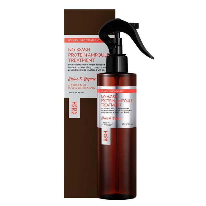 하라즈 노워시 단백질 앰플 트리트먼트 샤인앤리페어 250ml