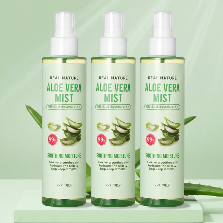 리얼 네이처 알로에베라 미스트 200ml 3개