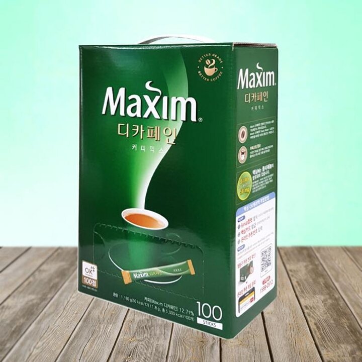 동서맥심디카페인커피믹스100T/무카페인