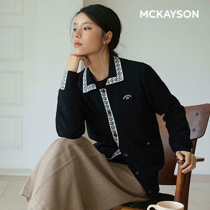 맥케이슨 25FW 여성 가디건 앙상블 2종