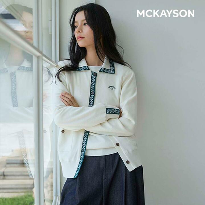 맥케이슨 25FW 여성 가디건 앙상블 2종