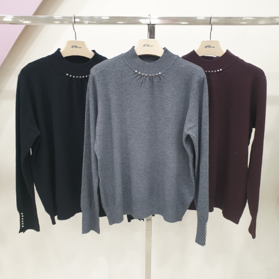 반폴라 니트 티셔츠 DSDPKR260YS